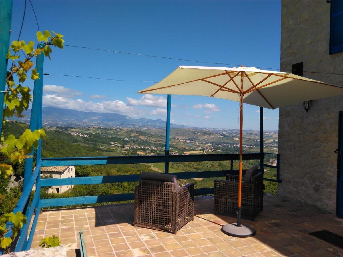 La Casa Dalle Finestre Blu Abbateggio Экстерьер фото