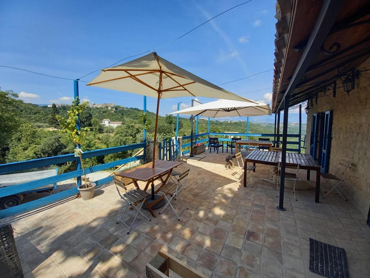 La Casa Dalle Finestre Blu Abbateggio Экстерьер фото